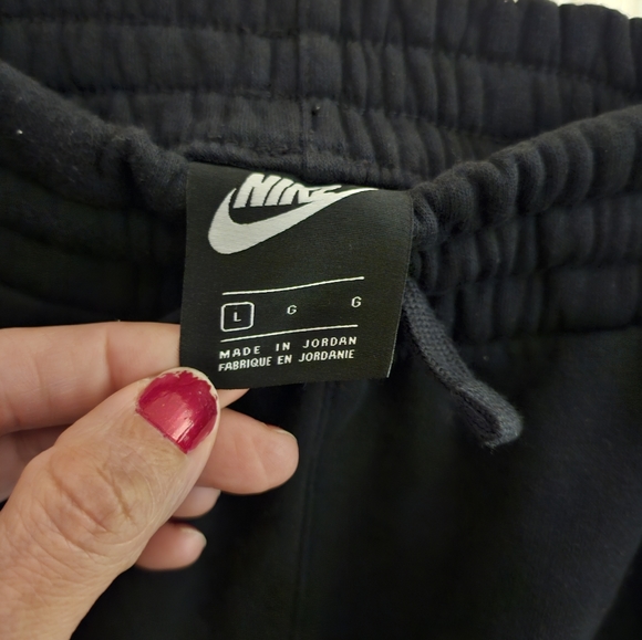 Nike Boys black Matching set  Fleece Hoodie size Large and Joggers large - Picture 3 of 5